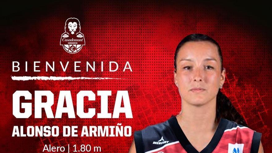 Gracia Alonso, nueva jugadora del Casademont.