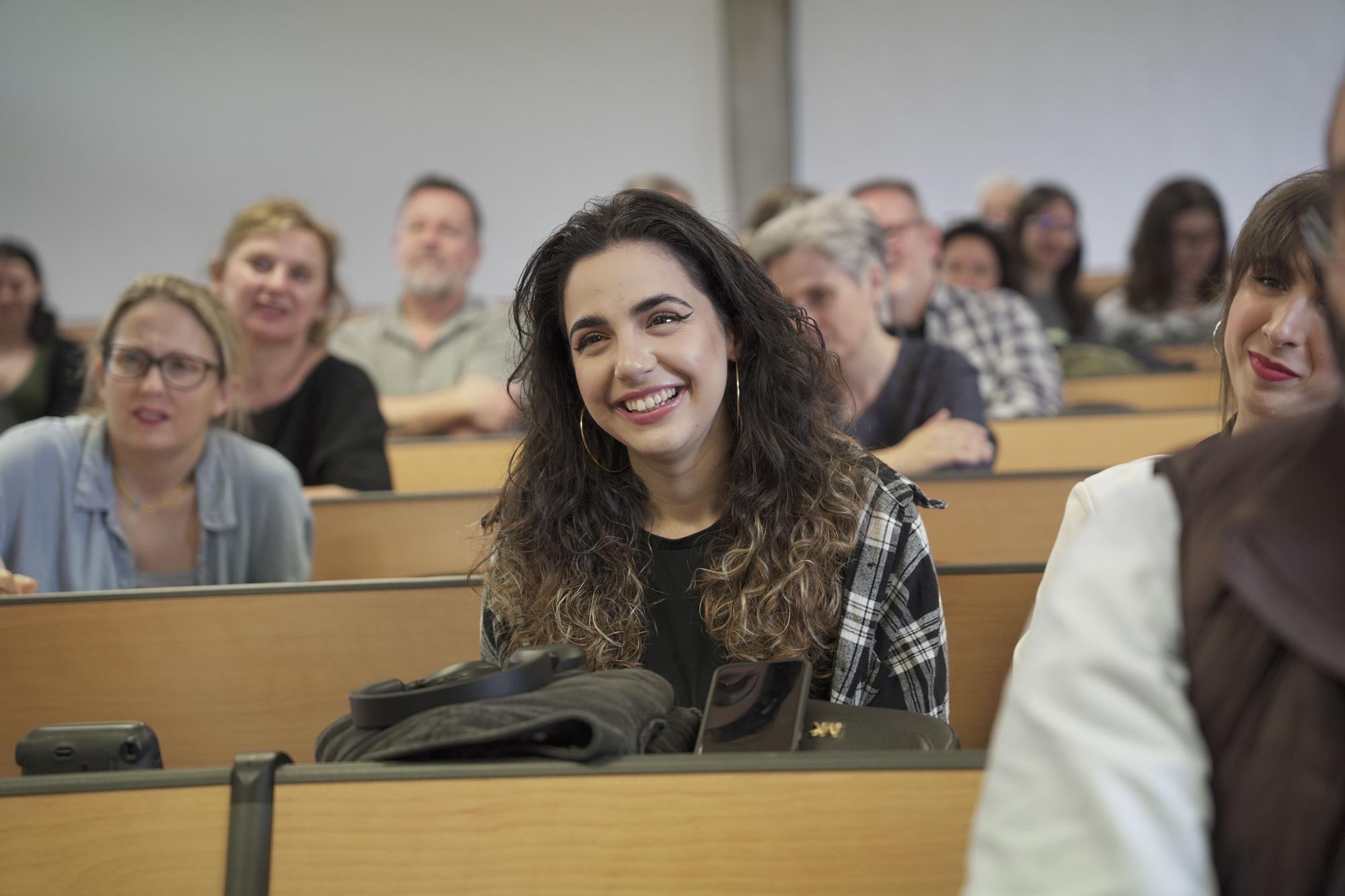 Así ha sido la última clase de Perfecto Cuadrado en la UIB: "Id por la vida con los ojos abiertos"