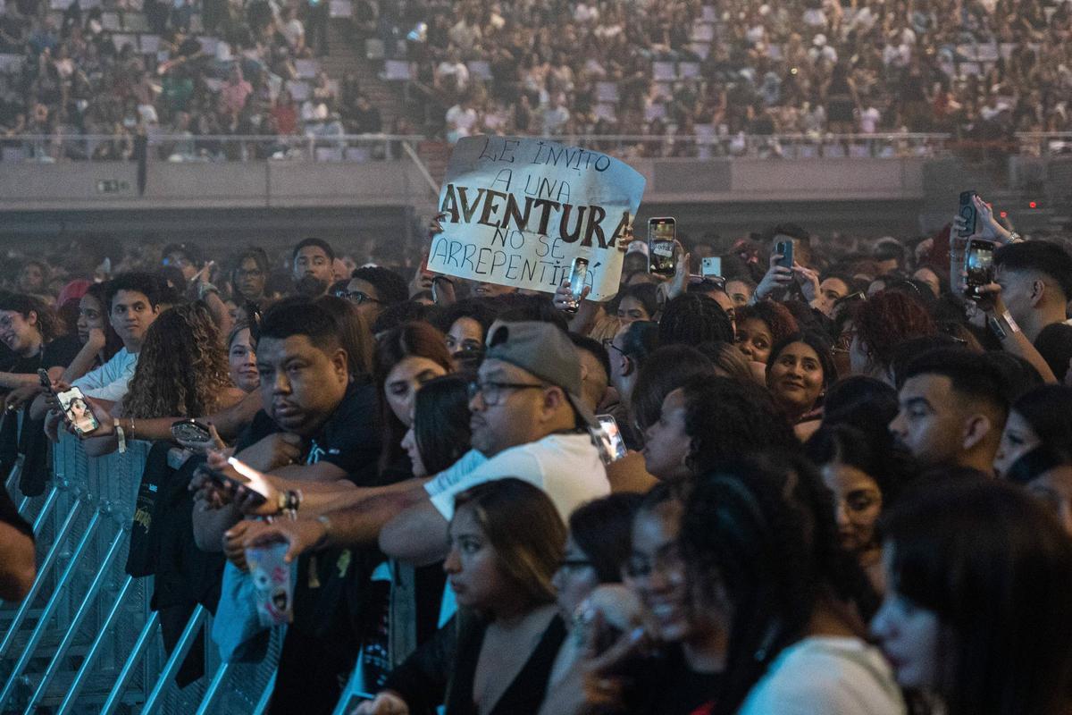 Aventura, la banda liderada por Romeo Santos, triunfa en el Sant Jordi