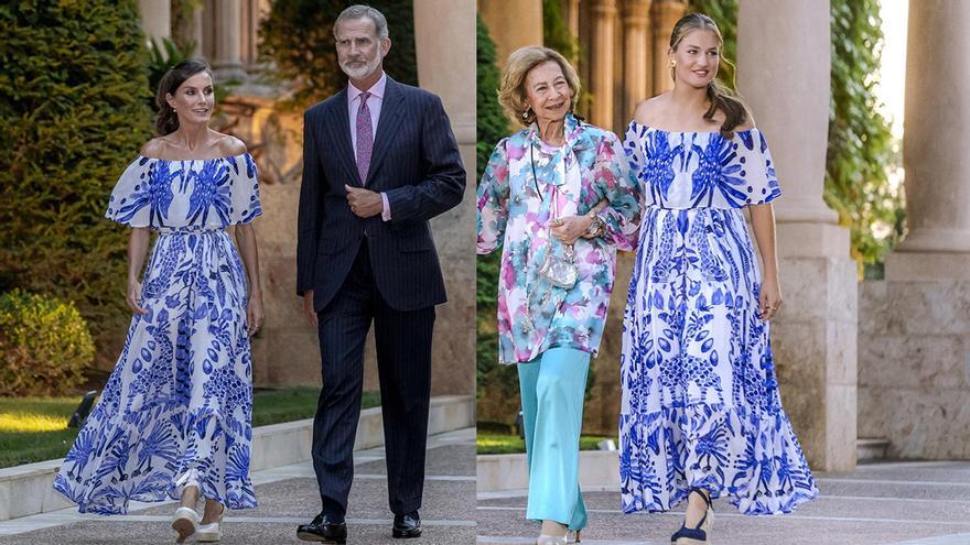 La princesa Leonor recurre al armario de la reina Letizia para la recepción real en Marivent