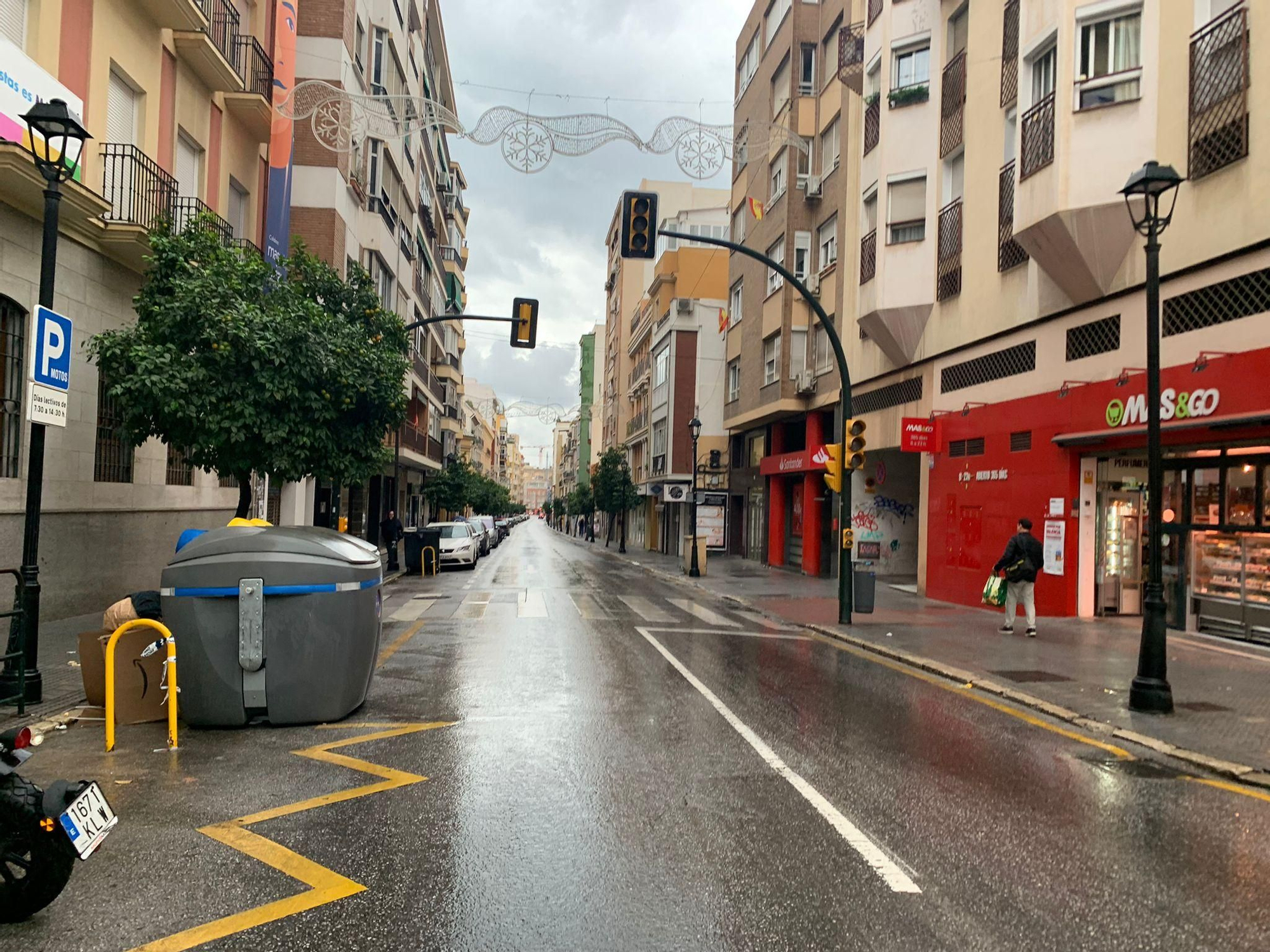 La Victoria vac�a por la alerta roja por lluvia.jpeg