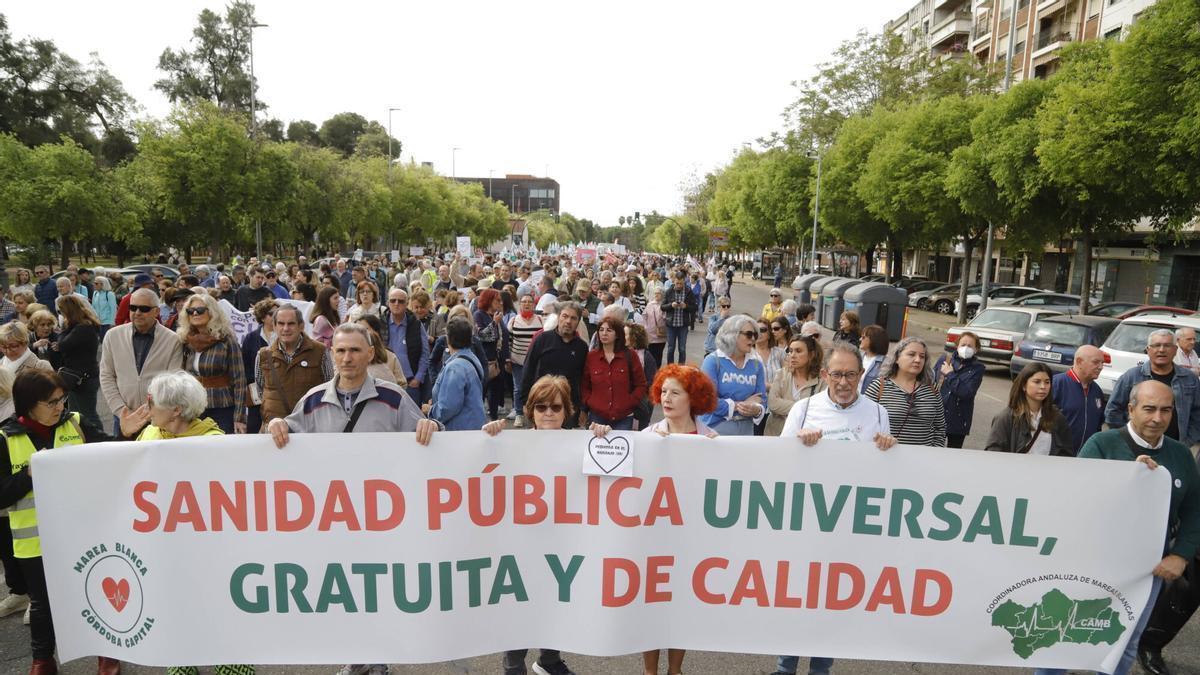 Manifestación por la sanidad andaluza