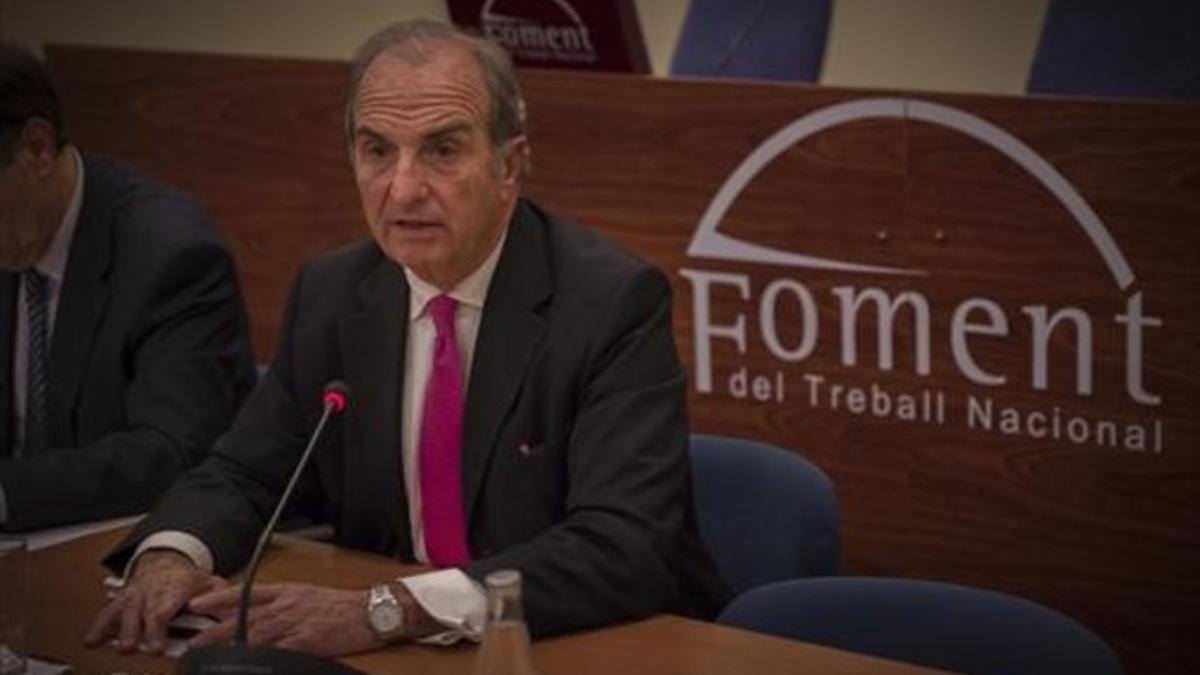 Joaquim Gay de Montellà 8 El presidente de Foment defiende el pragmátismo político.