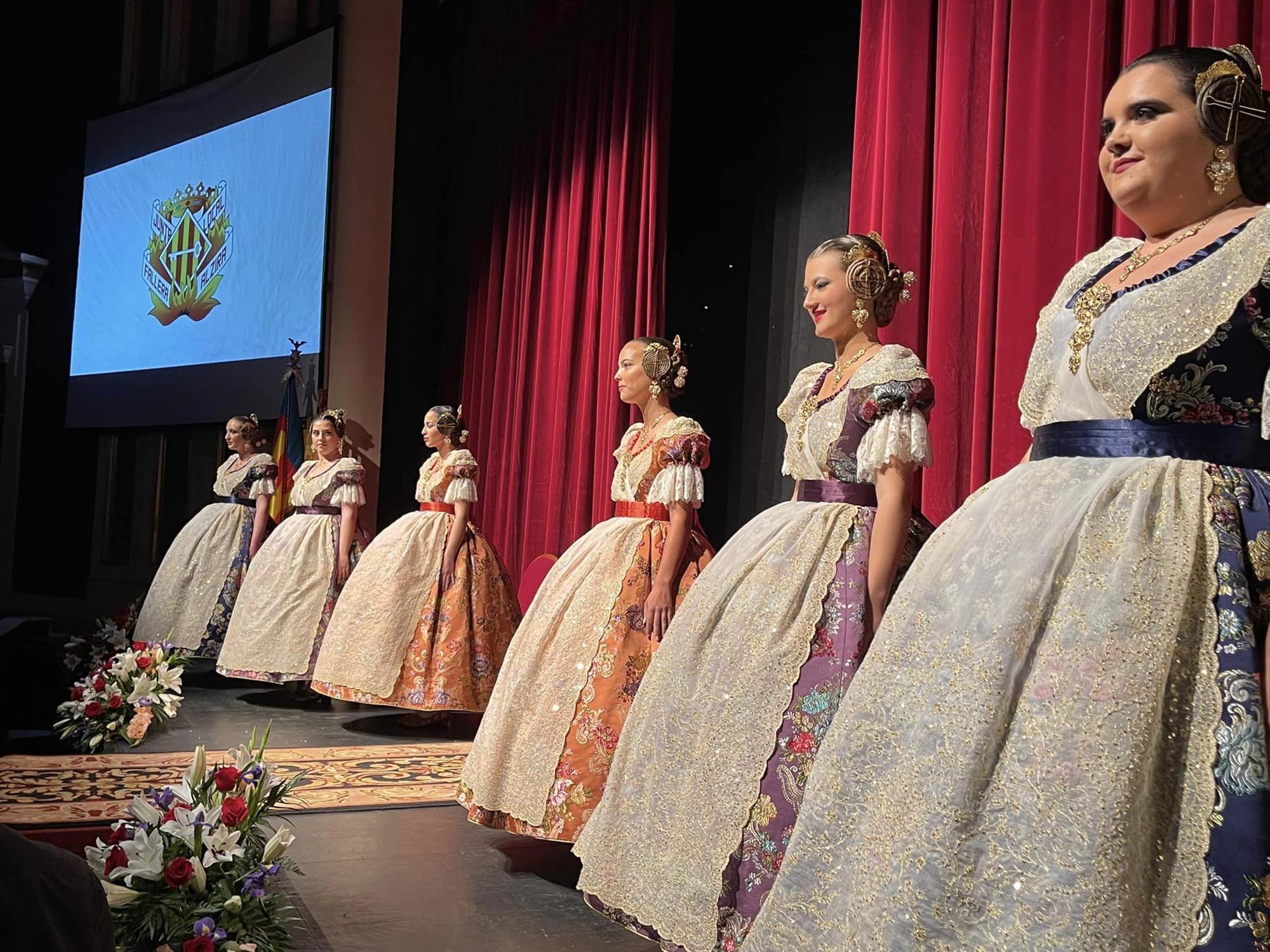 Exaltación de Elena Cebríán como Fallera Mayor de Alzira