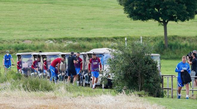 Las mejores imágenes del primer día del Barça en su stage en Alemania