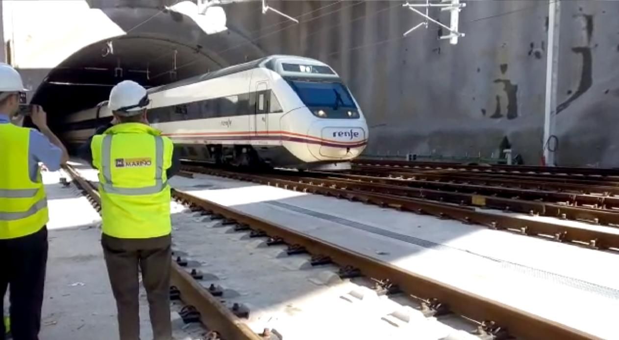 Viaje en tren a la estación de Vigo