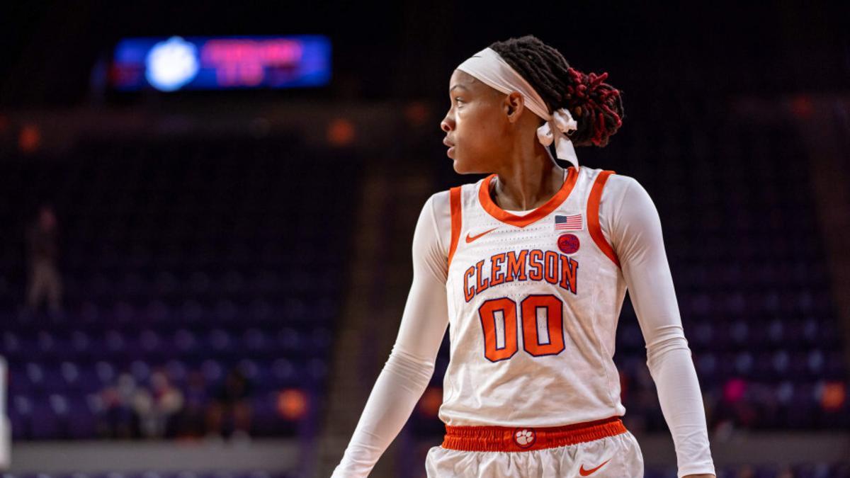 Delicia Whasington en su etapa en la Universidad de Clemson.