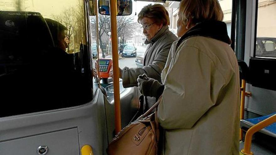 Usuaris del bus municipal berguedà