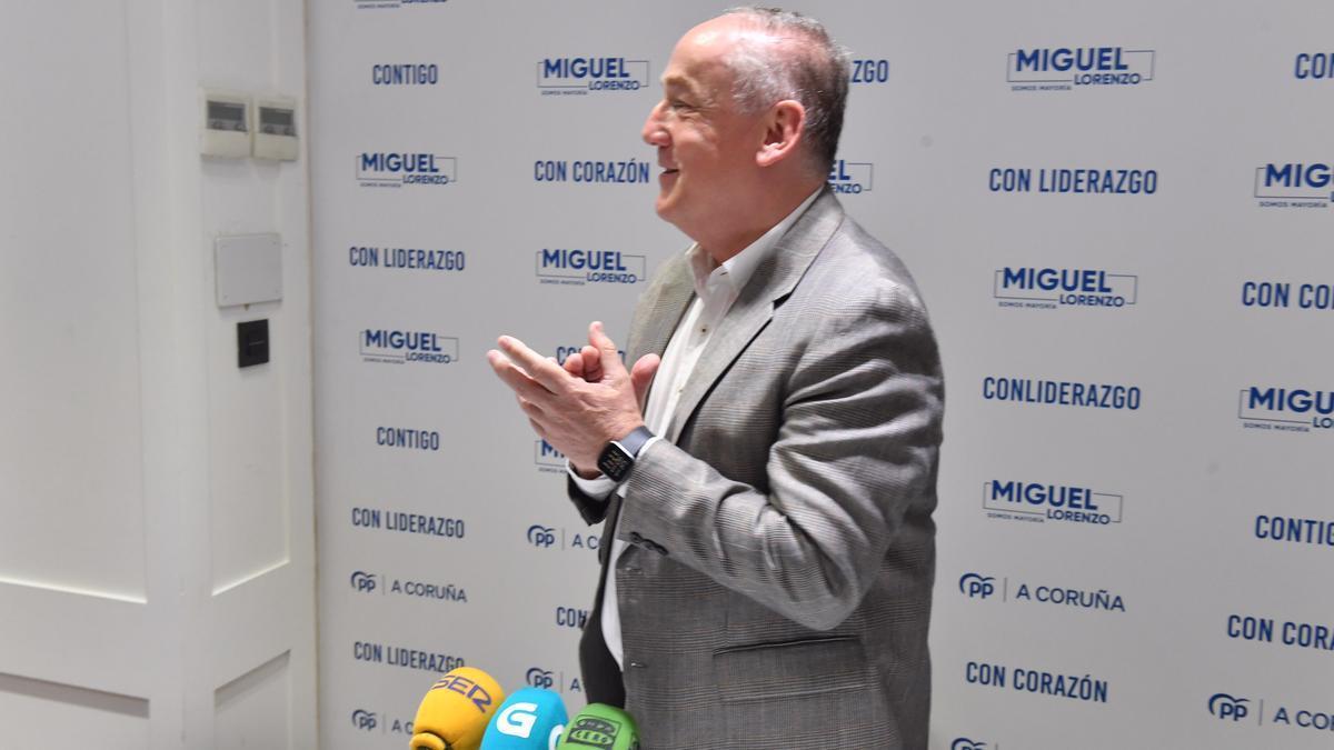 Miguel Lorenzo defiende su resultado: &quot;Me presento como futuro alcalde de A Coruña&quot;