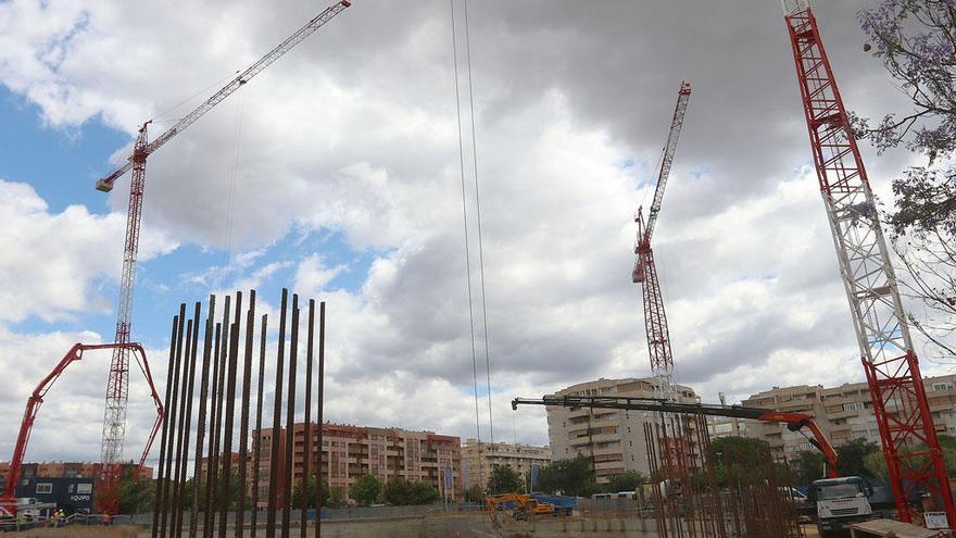 La construcción de viviendas ha vuelto a despegar en Málaga.