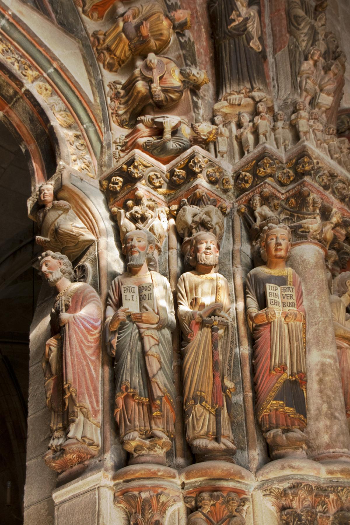 Entrada de Ourense catedral, España