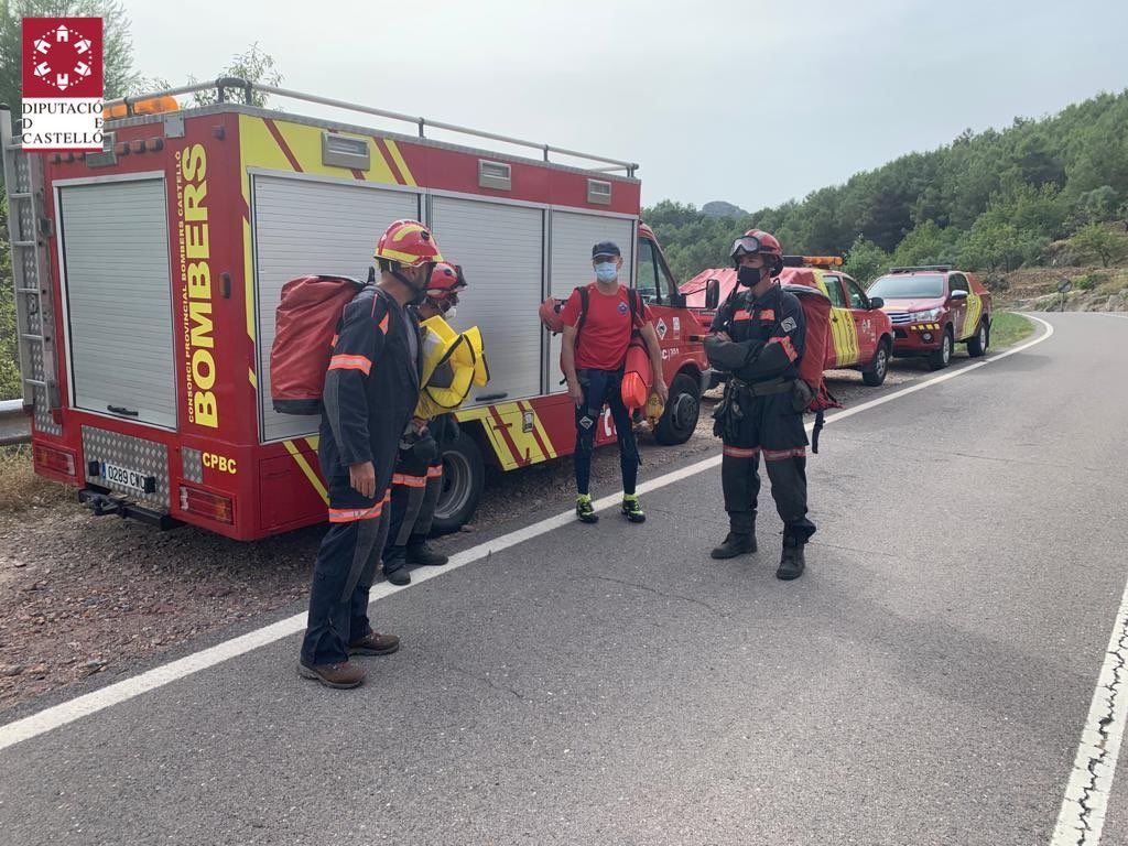 Rescate de un senderista atrapado en una poza en Alcudia de Veo