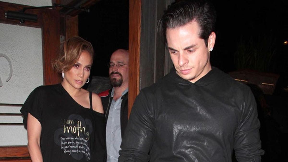 Jennifer Lopez y Casper Smart, de cena romántica