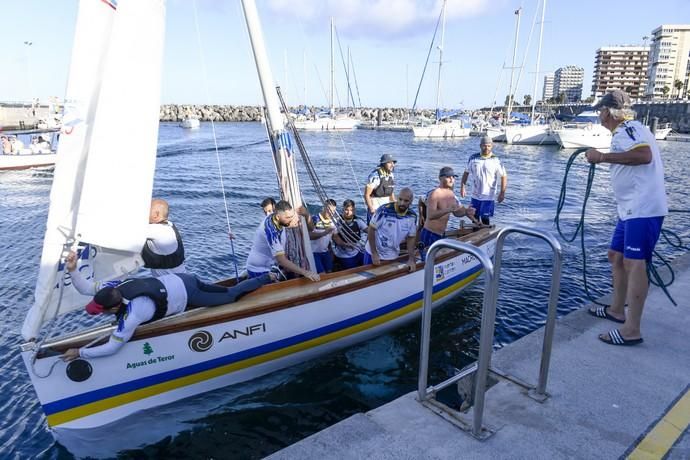 21-09-19 DEPORTES. BAHIA DEL PUERTO. LAS PALMAS DE GRAN CANARIA. Vela latina. Desempate Guanche-Tomás Morales por el título del Campeonato. Fotos: Juan Castro.  | 21/09/2019 | Fotógrafo: Juan Carlos Castro