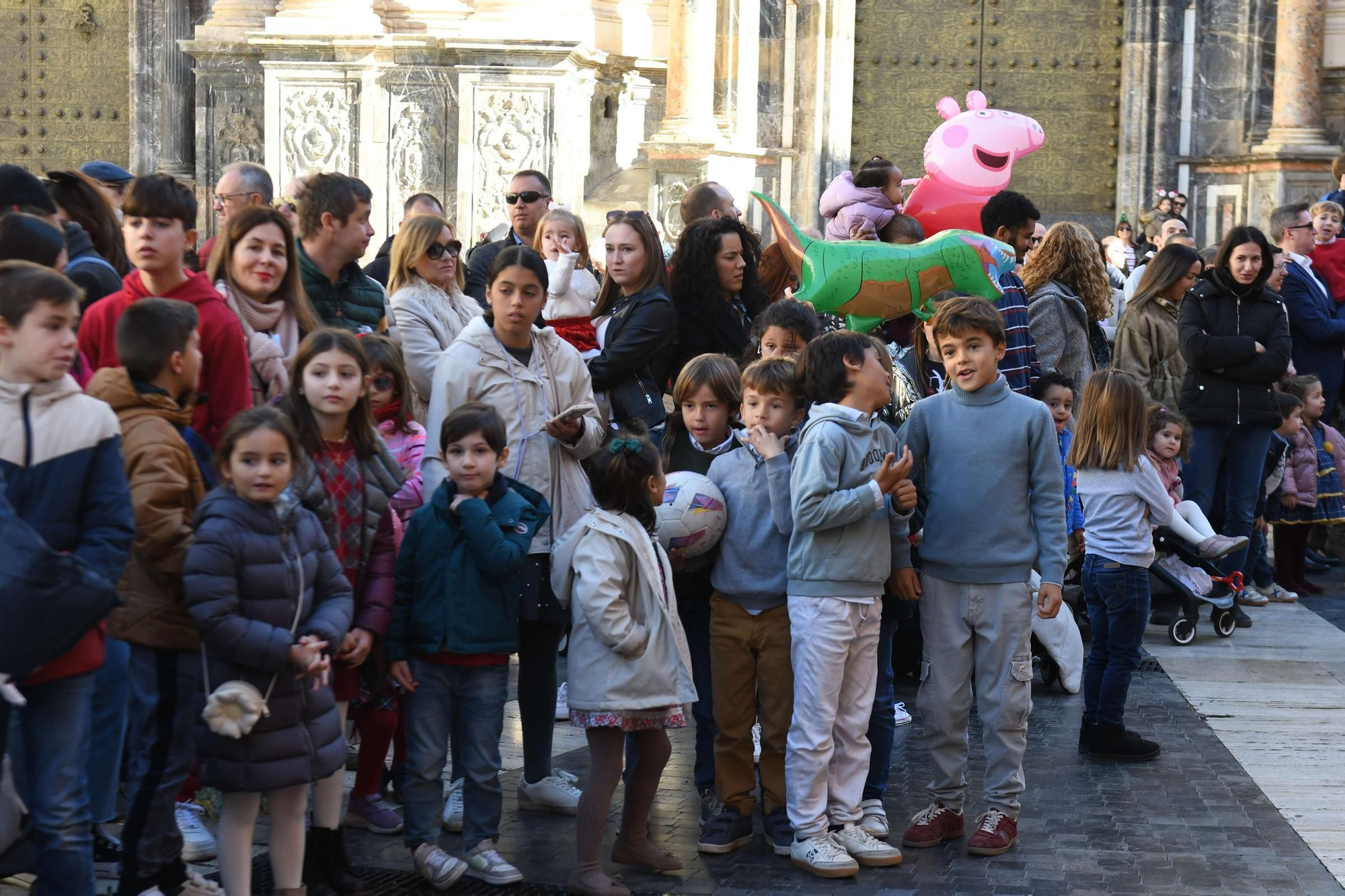 Las mejores imágenes del desfile de Papá Noel en Murcia