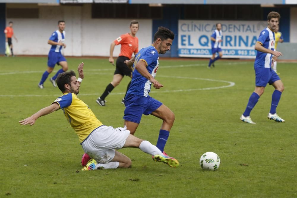 El partido entre el Real Avilés y Mosconia, en imágenes