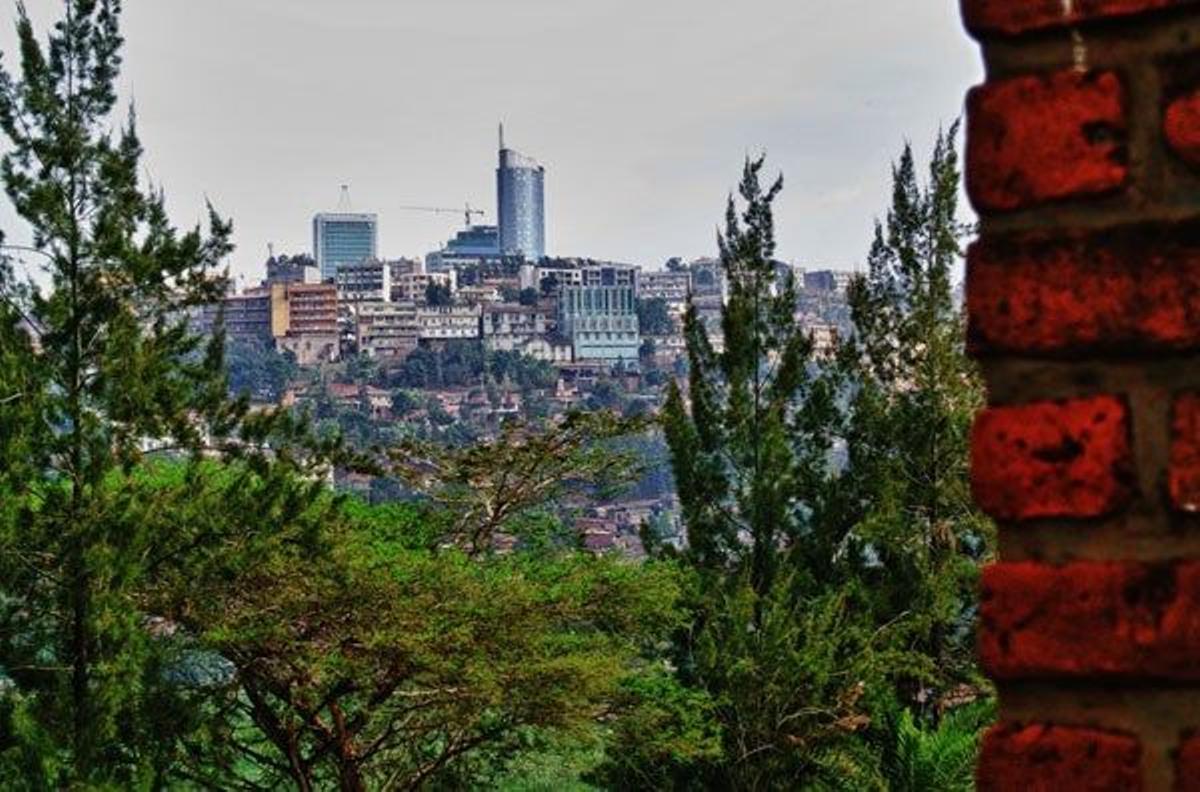 Vista de Kigali, capital de Ruanda.