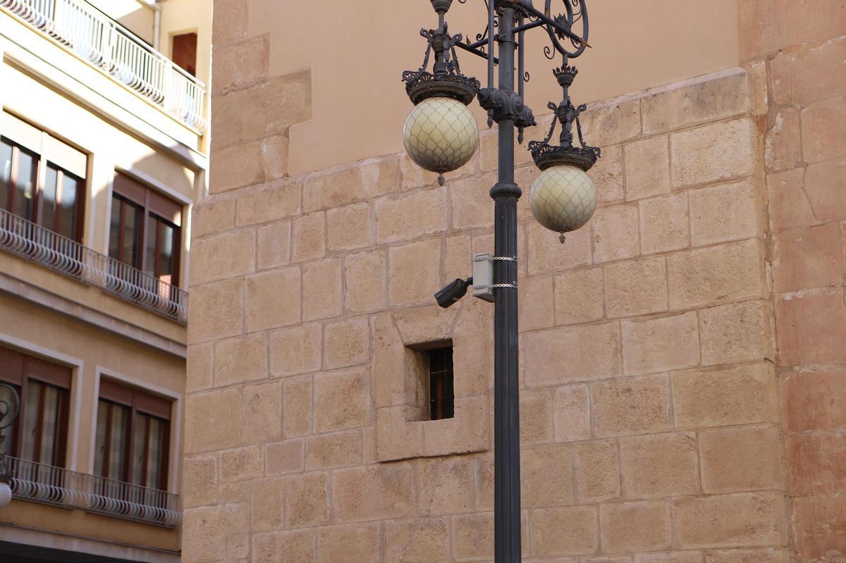 Cámara de seguridad instalada en la calle Nogalte.