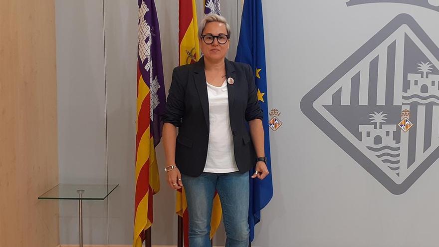 La regidora de Igual dad y LGTBI del ayuntamiento de Palma, Sonia Vivas, hoy.
