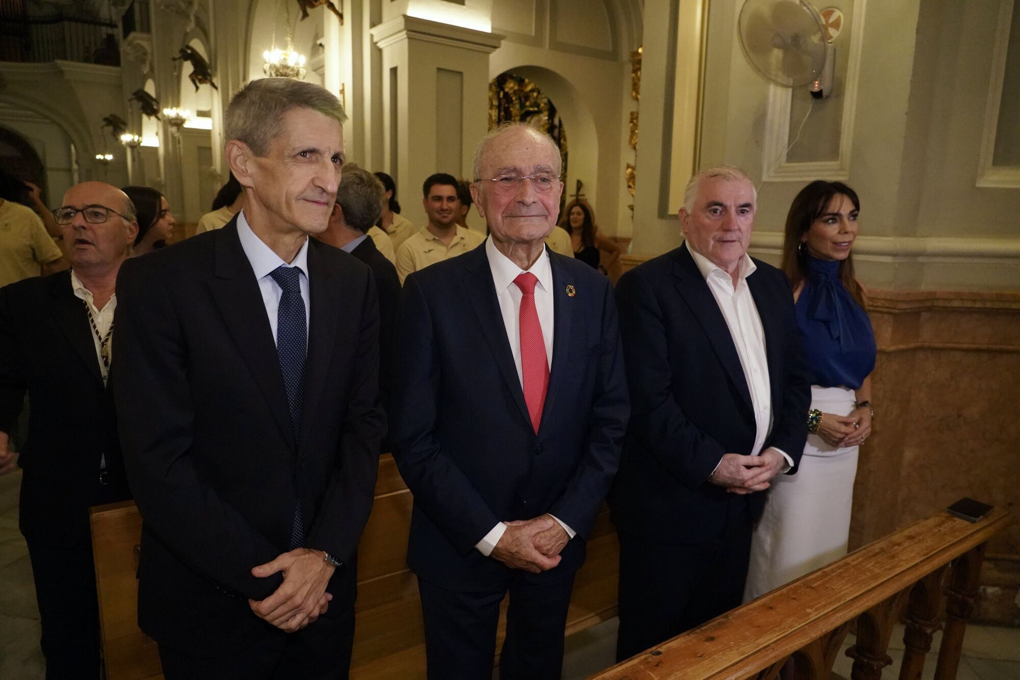 El Unicaja visita el Santuario de Nuestra Señora de la Victoria