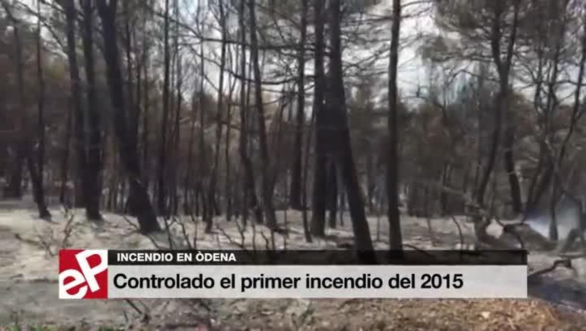 El primer incendio forestal grave del año ya ha sido controlado.