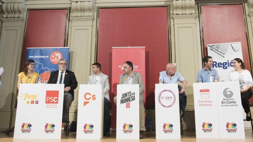 El debat electoral a Manresa comença a agafar temperatura i entra al cos a cos