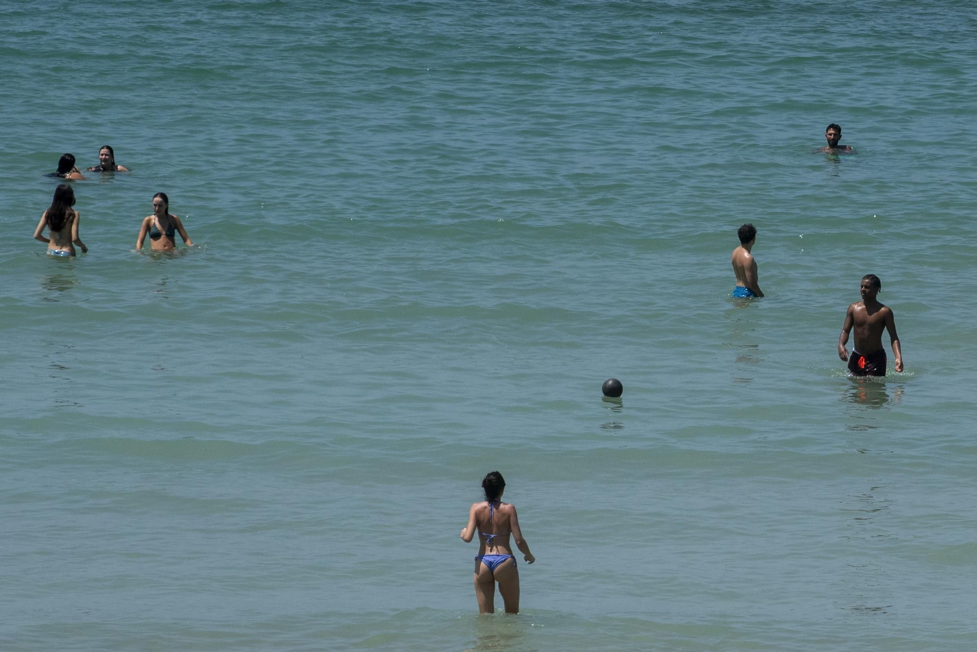 Día de playa en A Coruña