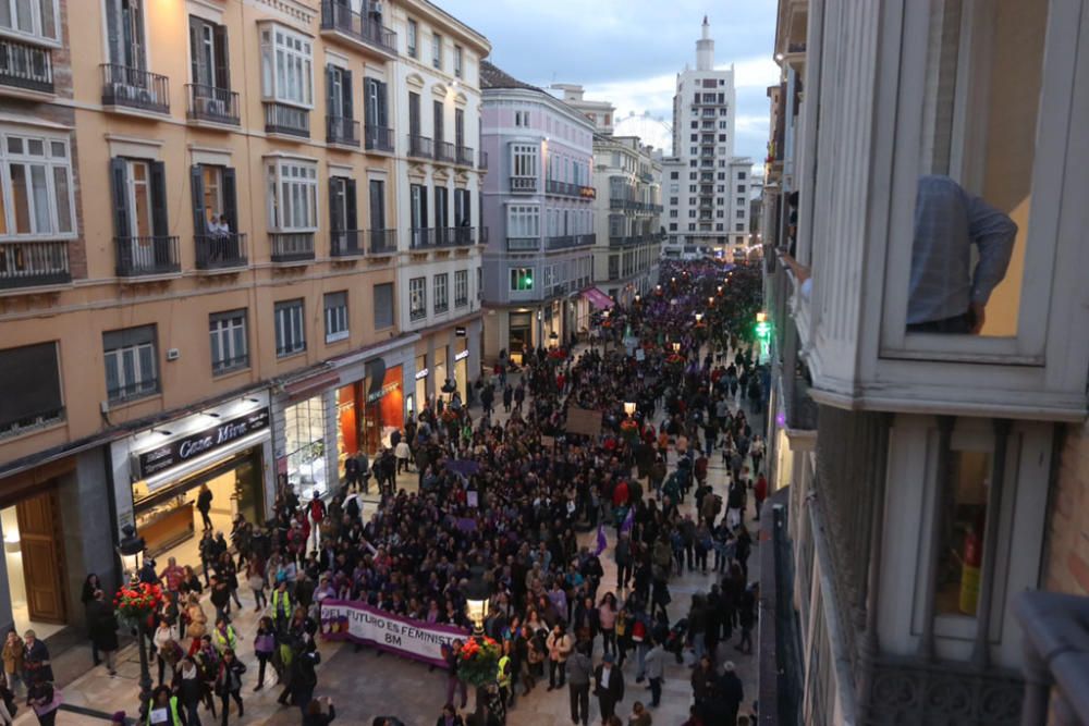 Miles de manifestantes colapsan el centro de Málaga en una marcha que comenzaba con polémica con Francisco de la Torre