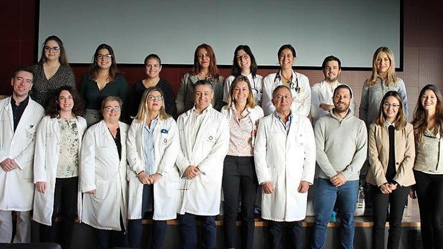 El grupo de investigadores del Hospital del Vinalopó