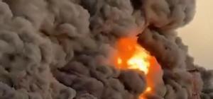 Arde un depósito de combustible en Crimea tras un ataque de las tropas ucranianas con drones.