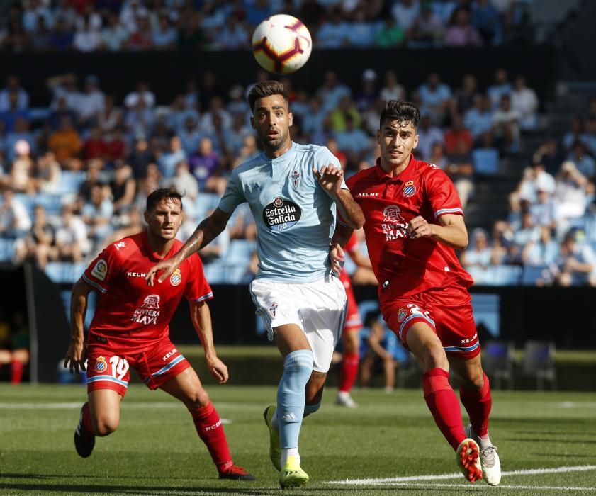 Las mejores fotografías del primer partido de Liga que midió a celestes y a pericos en Balaídos.