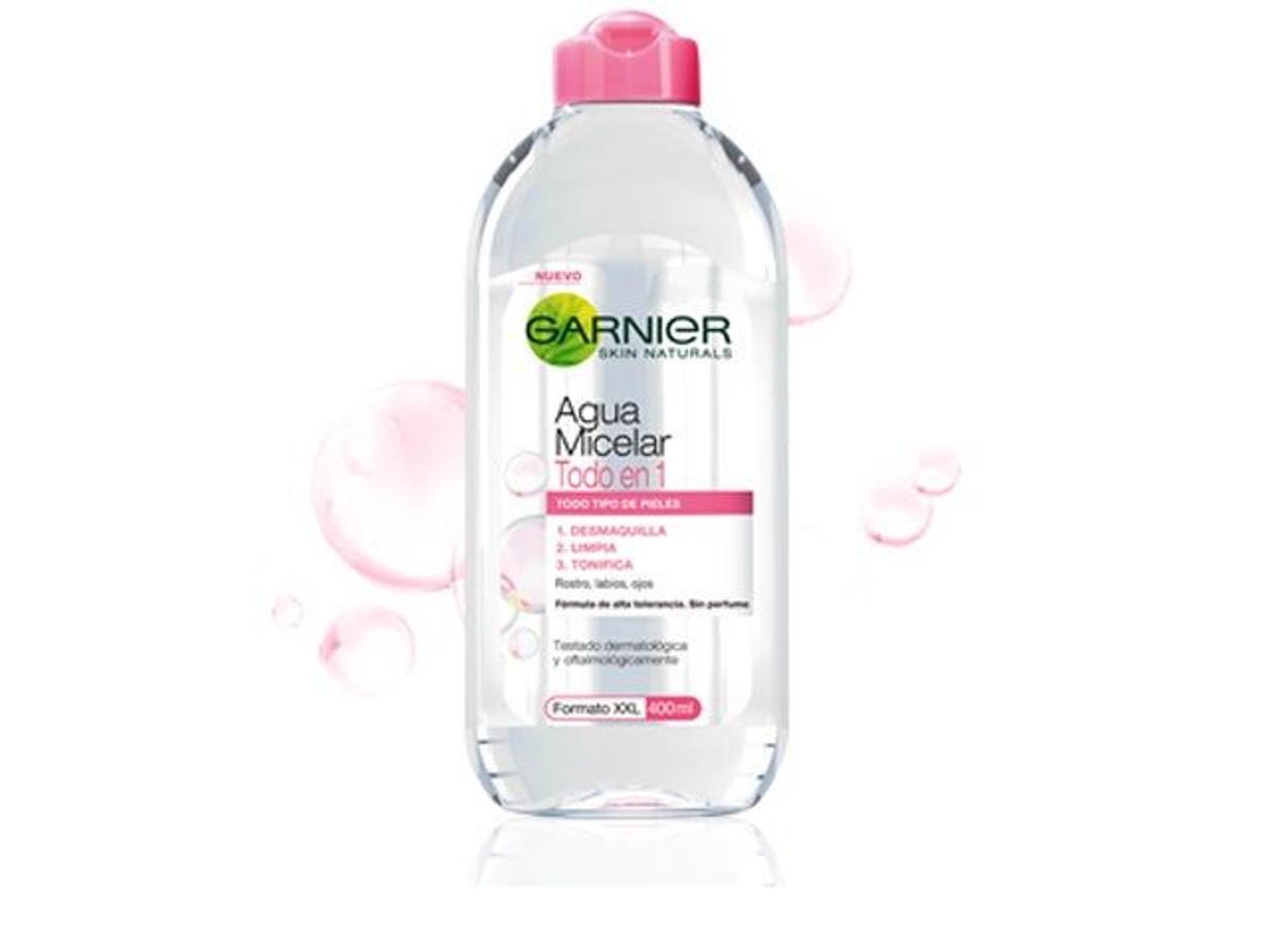 Agua micelar de Garnier (Precio: 1,35 euros)