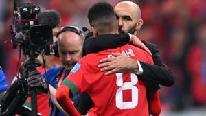 Walid Regragui tras la derrota de Marruecos ante Francia
