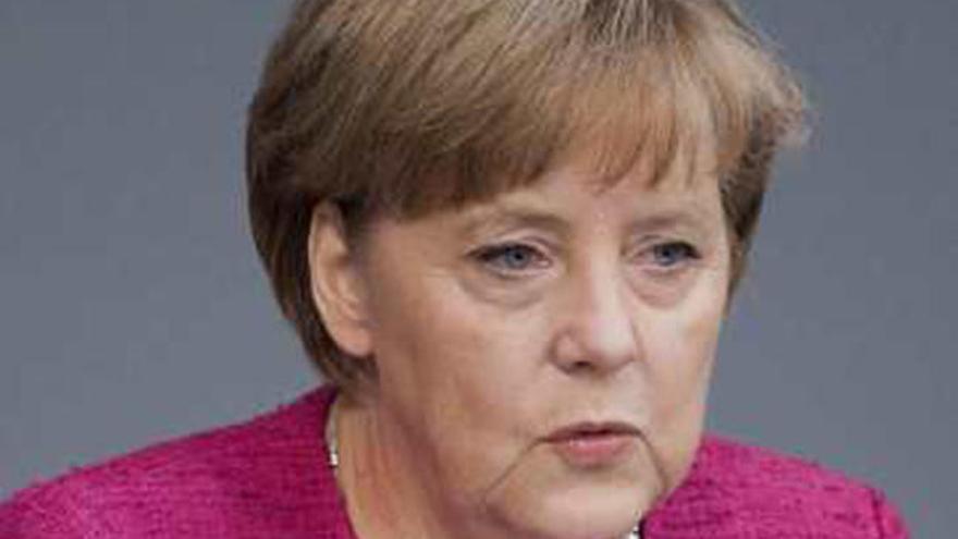 Angela Merkel, ayer.