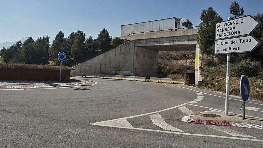 Rotonda a la qual s&#039;ha de connectar el nou vial