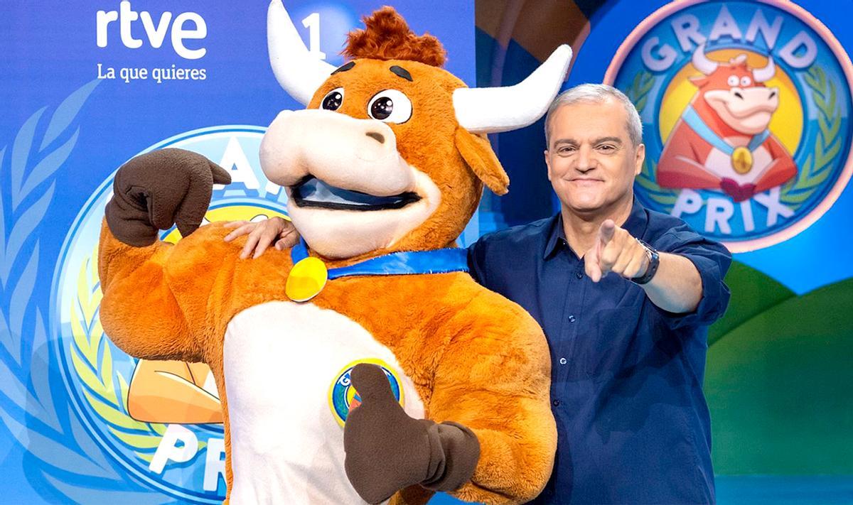 Ramón García, presentador de Grand Prix.