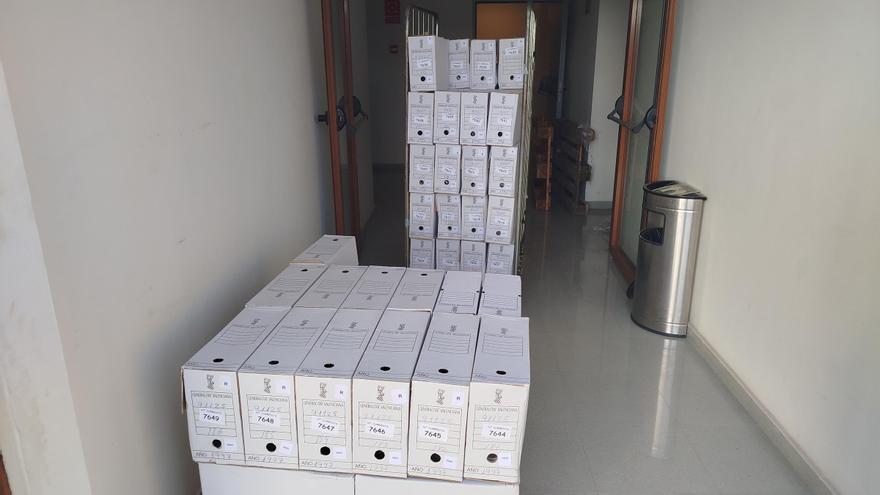 13.950 cajas con documentos desde Valencia hasta Alicante