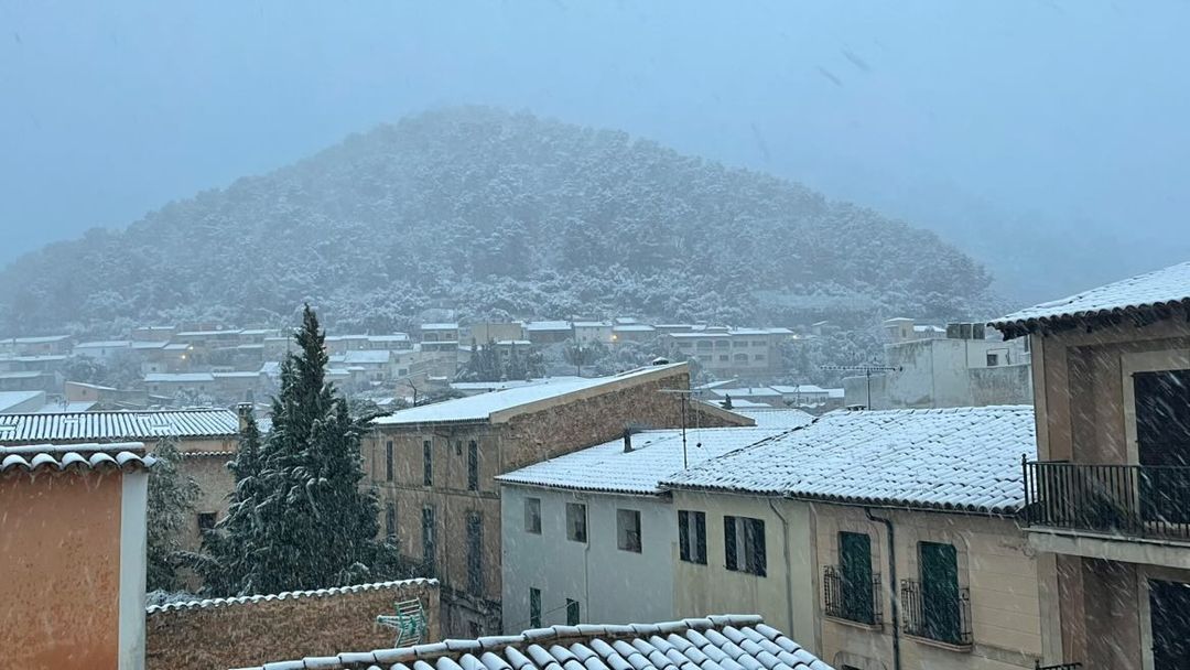 Nieve en Mallorca