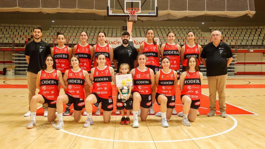 El MG Cyasa Fodeba Gijón de baloncesto crece compitiendo