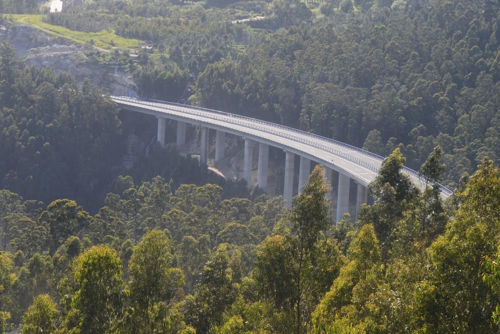 Las obras de la autovía del Morrazo, a punto