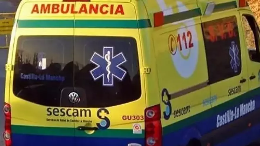 Una ambulancia de Castilla-La Mancha.