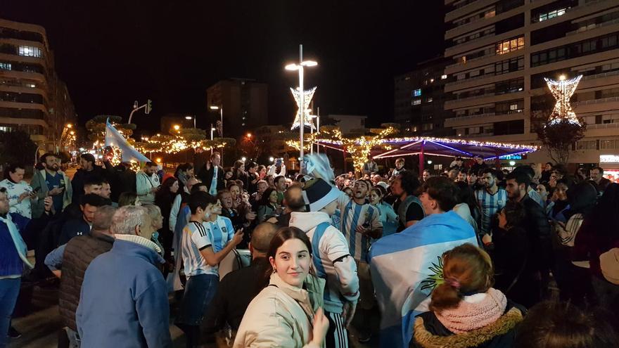 Argentina celebra en Vigo una victoria histórica
