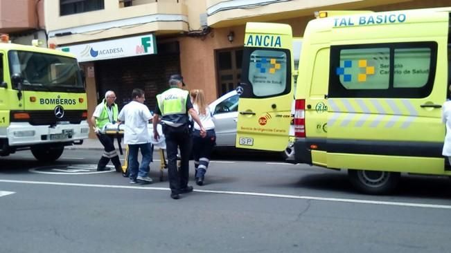 Motorista herido en San Mateo