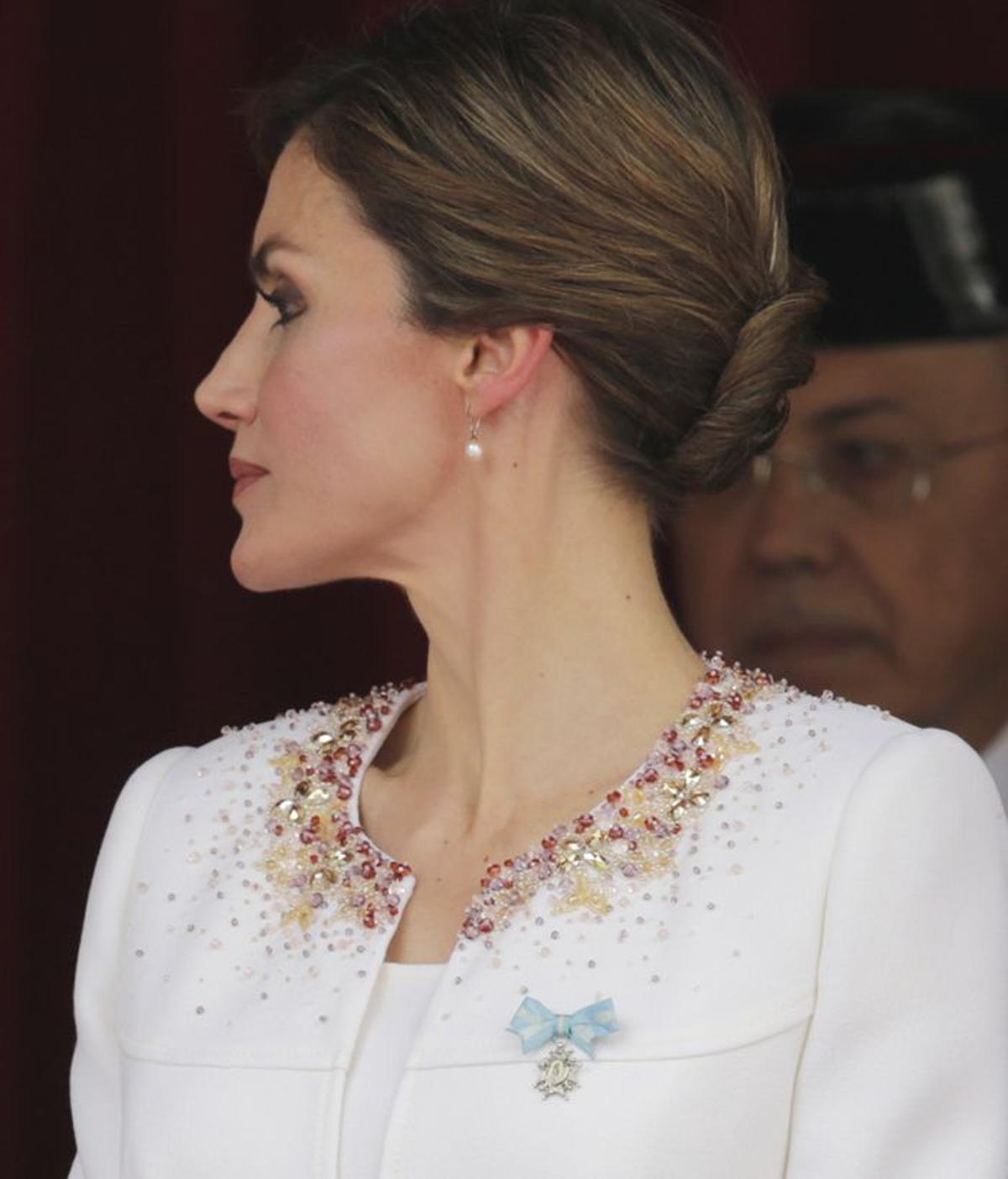 Letizia Ortiz, ¿con postizo?