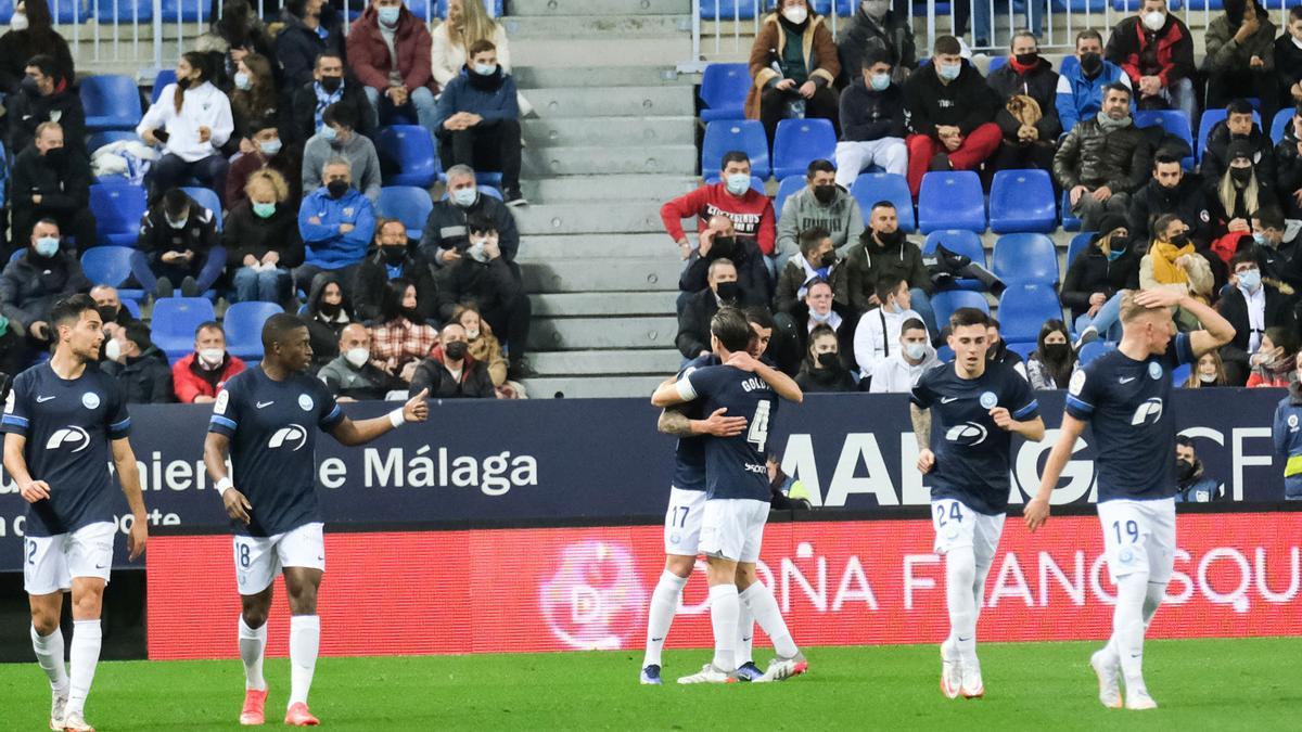 Las imágenes del Málaga CF - UD Ibiza.