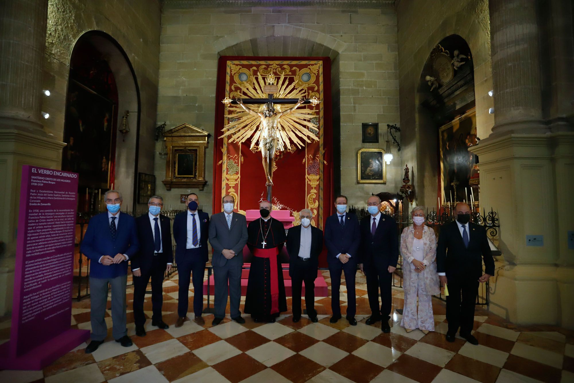 Las imágenes de la exposición 'El Verbo Encarnado' en la Catedral de Málaga