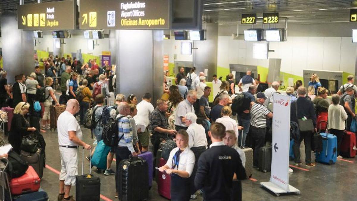 Área de facturación del Aeropuerto de Gran Canaria.