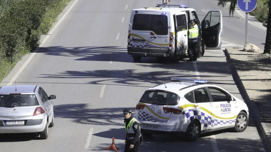 Imagen de archivo de un control policial