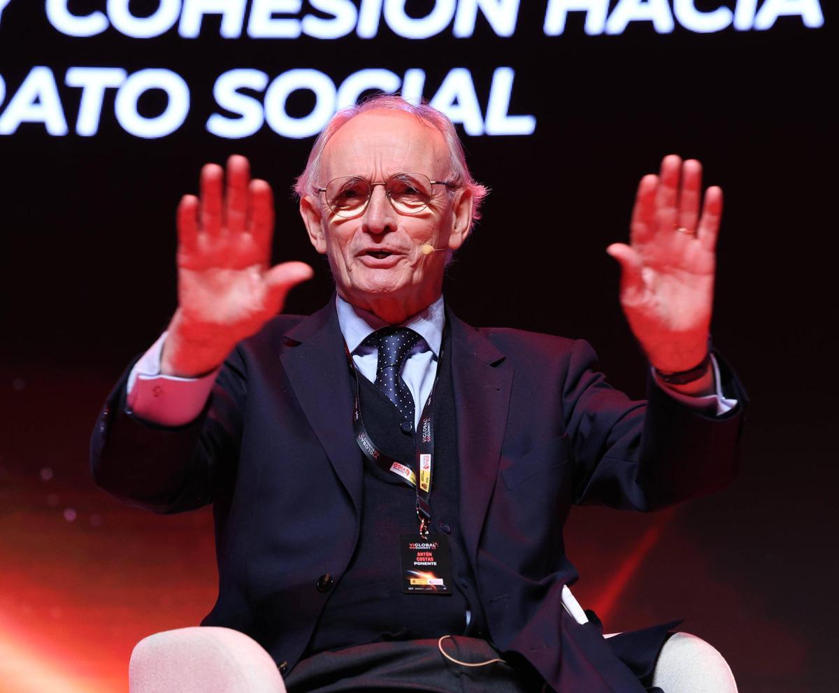 Anton Costas, durante su intervención