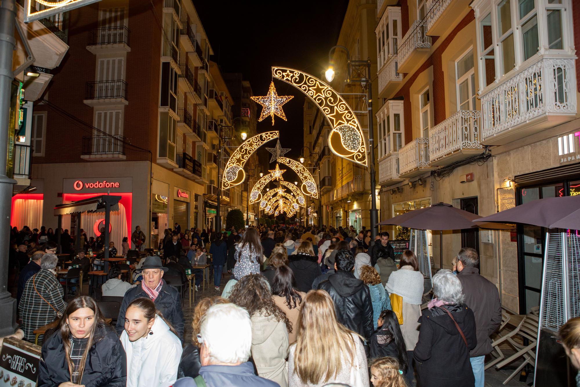 Encendido navideño en Cartagena